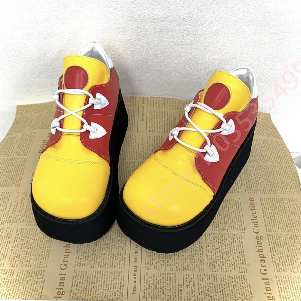 Women Color Block Platform Sne - Street Fashion Y2K recension och pris