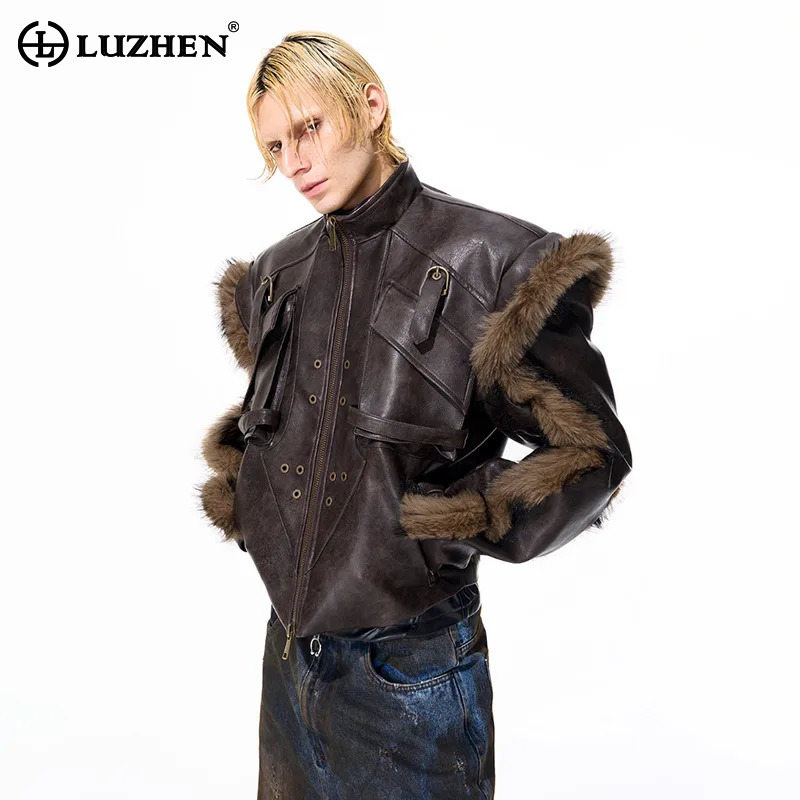 LUZHEN Fashion Personalized Hi - Street Fashion Men 2025 recension och pris
